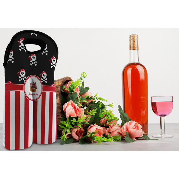 Pirate & Stripes Double Wine Tote - LIFESTYLE (new)