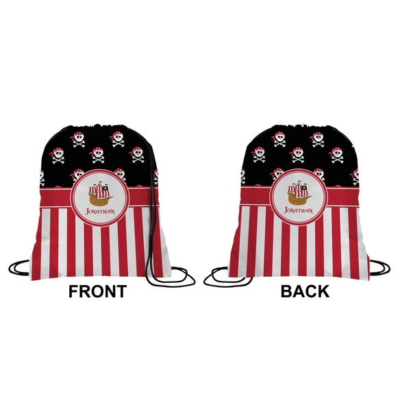 Pirate & Stripes Drawstring Backpack