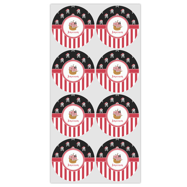 Pirate & Stripes Drink Topper - Medium - Set of 12