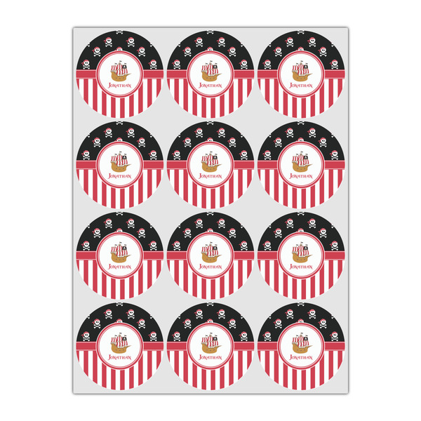 Pirate & Stripes Drink Topper - Small - Set of 12