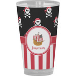Pirate & Stripes Pint Glass - Full Color (Personalized)
