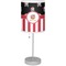 Pirate & Stripes Drum Lampshade with base included