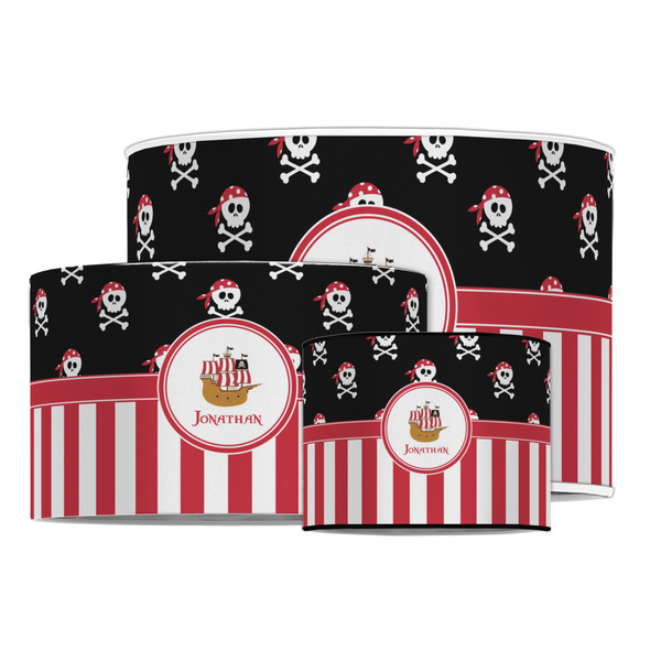 Pirate & Stripes Drum Lampshades - MAIN