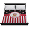 Pirate & Stripes Duvet Cover - King - On Bed - No Prop