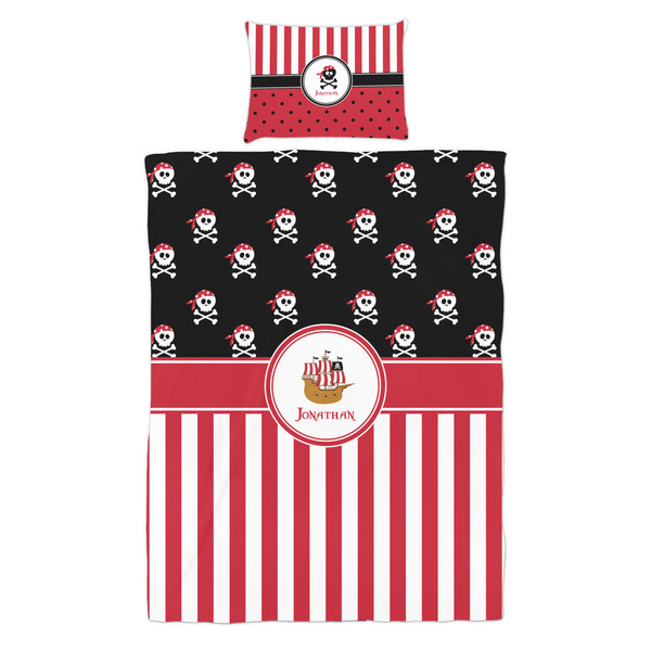 Pirate & Stripes Duvet Cover Set - Twin - Alt Approval