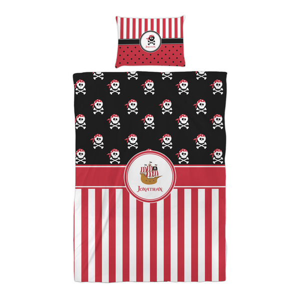 Pirate & Stripes Duvet Cover Set - Twin XL - Alt Approval