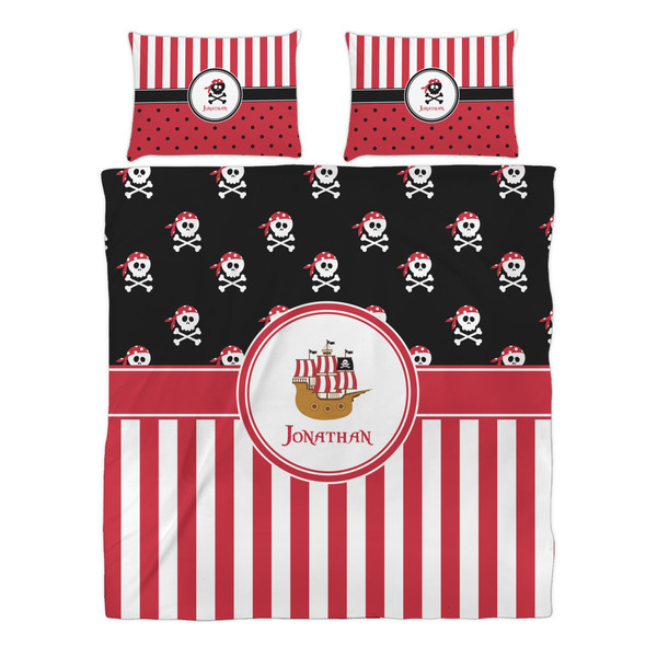 Pirate & Stripes Duvet cover Set - Queen - Alt Approval