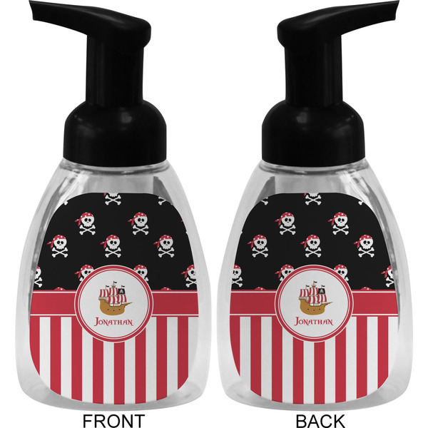 Pirate & Stripes Foam Soap Bottle (Front & Back)