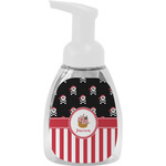 Pirate & Stripes Foam Soap Bottle - White (Personalized)
