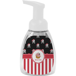 Pirate & Stripes Foam Soap Bottle - White (Personalized)