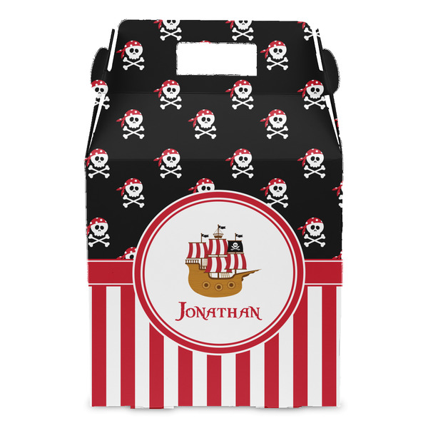 Pirate & Stripes Gable Favor Box - Front