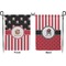 Pirate & Stripes Garden Flag - Double Sided Front and Back