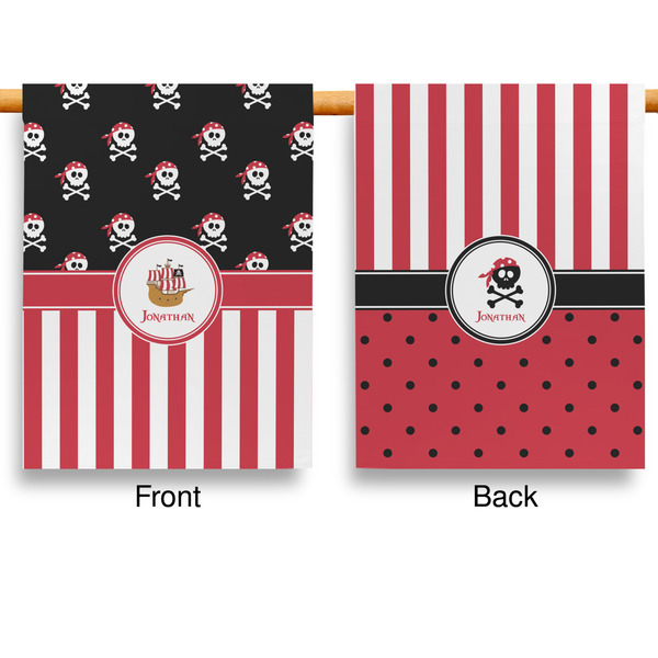 Pirate & Stripes Garden Flags - Large - Double Sided - APPROVAL