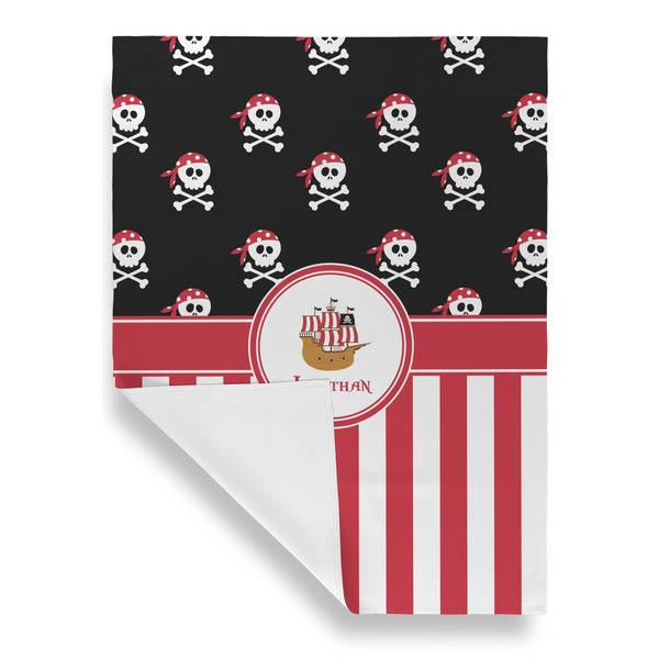 Pirate & Stripes Garden Flags - Large - Single Sided - FRONT FOLDED