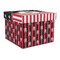 Pirate & Stripes Gift Boxes with Lid - Canvas Wrapped - Large - Front/Main