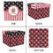 Pirate & Stripes Gift Boxes with Lid - Canvas Wrapped - X-Large - Approval