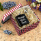 Pirate & Stripes Gift Boxes with Lid - Canvas Wrapped - X-Large - In Context