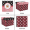 Pirate & Stripes Gift Boxes with Lid - Canvas Wrapped - XX-Large - Approval