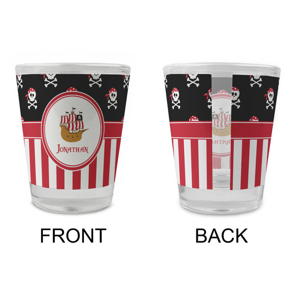 Pirate & Stripes Glass Shot Glass - Standard - APPROVAL