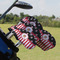Pirate & Stripes Golf Club Cover - Set of 9 - On Clubs