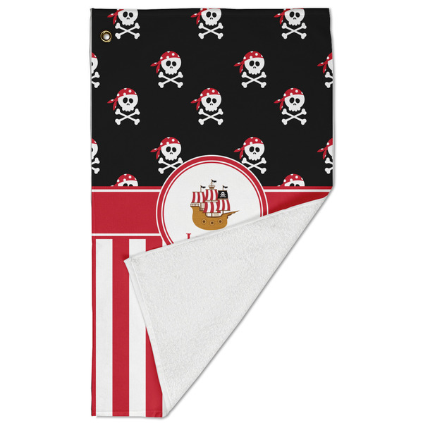 Pirate & Stripes Golf Towel - Folded (Large)