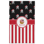 Pirate & Stripes Golf Towel - Poly-Cotton Blend w/ Name or Text