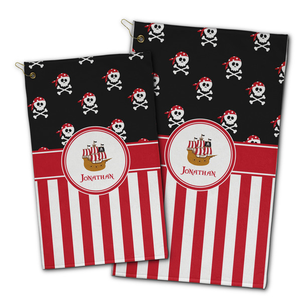 Pirate & Stripes Golf Towel - PARENT (small and large)