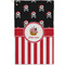 Pirate & Stripes Golf Towel (Personalized) - APPROVAL (Small Full Print)