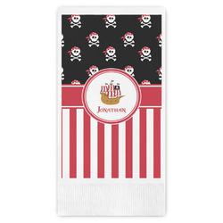 Pirate & Stripes Guest Paper Towels - Full Color (Personalized)