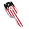 Pirate & Stripes Hair Brush - Angle View
