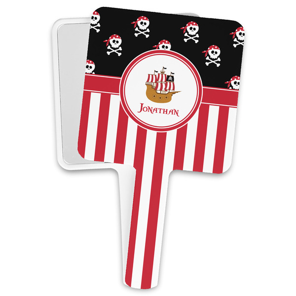 Custom Pirate & Stripes Hand Mirror (Personalized)