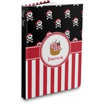 Pirate & Stripes Hardbound Journal (Personalized)