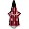 Pirate & Stripes Hooded Towel - Hanging