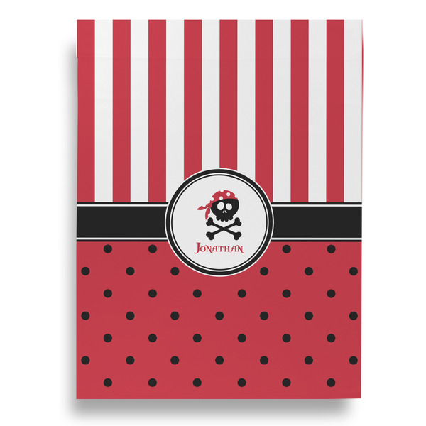 Pirate & Stripes House Flags - Double Sided - BACK