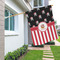 Pirate & Stripes House Flags - Double Sided - LIFESTYLE