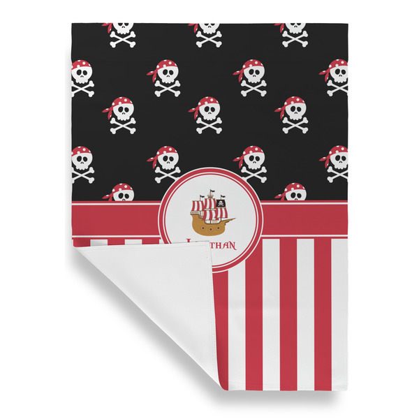 Pirate & Stripes House Flags - Single Sided - FRONT FOLDED