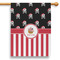 Pirate & Stripes 28" House Flag (Personalized)