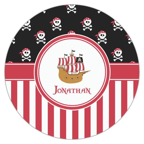 Pirate & Stripes Icing Circle - Medium - Single