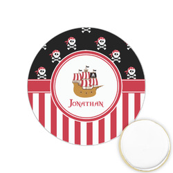 Pirate & Stripes Printed Cookie Topper - 1.25" (Personalized)