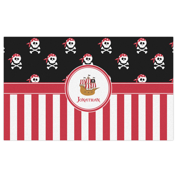 Pirate & Stripes Indoor / Outdoor Rug - 3'x5' - Front Flat