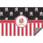 Pirate & Stripes Indoor / Outdoor Rug - 3'x5' (Personalized)