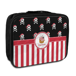 Pirate & Stripes Insulated Lunch Bag (Personalized)