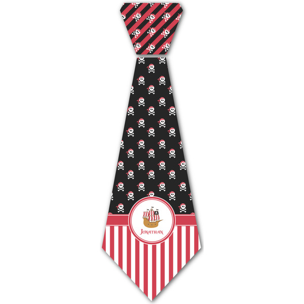 Custom Pirate & Stripes Iron On Tie - 4 Sizes w/ Name or Text