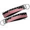 Pirate & Stripes Key-chain - Metal and Nylon - Front and Back