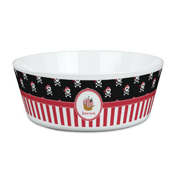 Pirate & Stripes Kid's Bowl (Personalized)