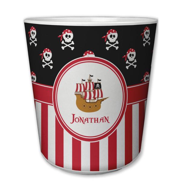 Custom Pirate & Stripes Plastic Tumbler 6oz (Personalized)