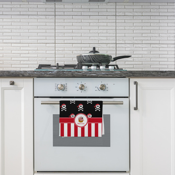 Pirate & Stripes Kitchen Towel - Poly Cotton - Lifestyle