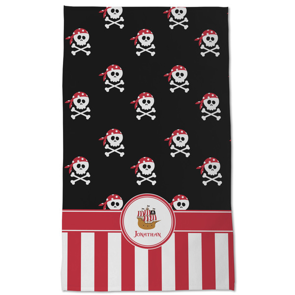 Pirate & Stripes Kitchen Towel - Poly Cotton - Full Front