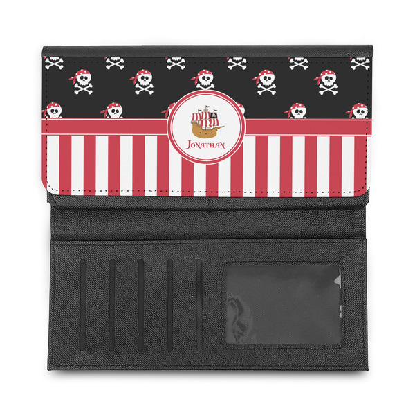 Pirate & Stripes Ladies Wallet - Half Way Open