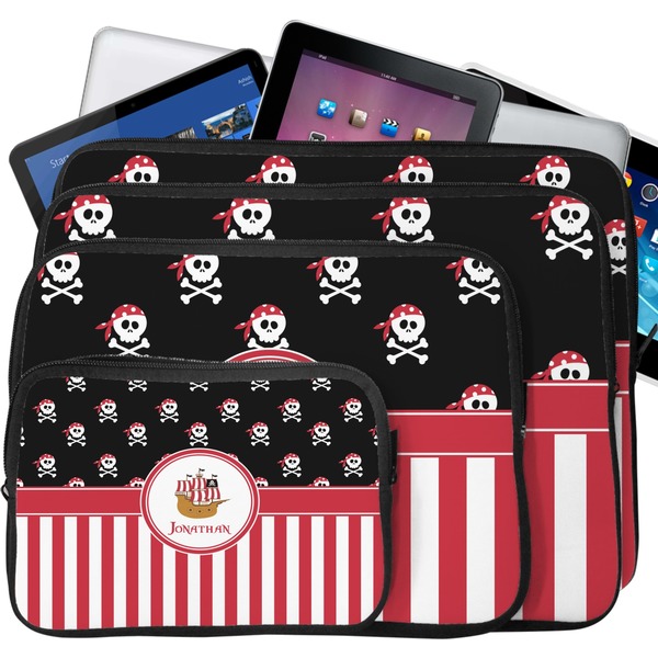 Pirate & Stripes Laptop Case Sizes